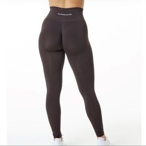 Alphalete amplify leggings chocolate brown